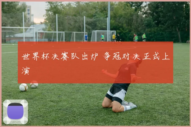 世界杯决赛队出炉 争冠对决正式上演